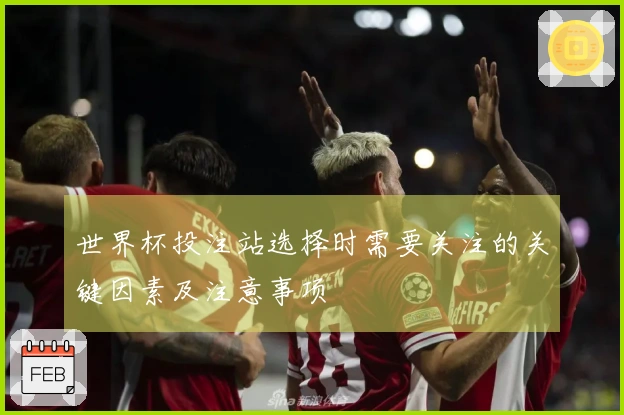 世界杯投注站选择时需要关注的关键因素及注意事项